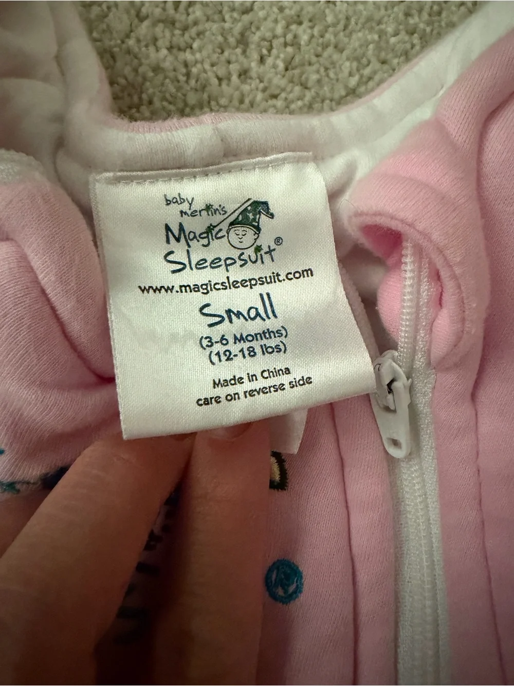NWOT HALO Pink Magic Sleepsuit Infant Sleep Sack